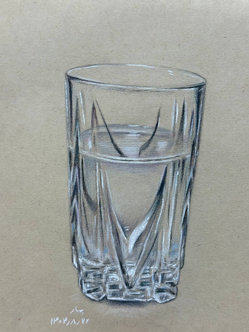 آموزش نقاشی سیاه قلم بهاره عباسی